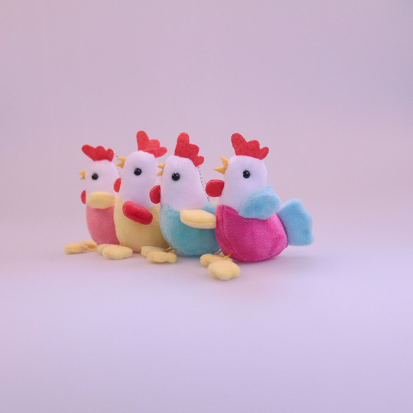 In 2016, the latest model of plush toys, cartoon chicken, 8cm, chicken pendant, key ring, gift promotion