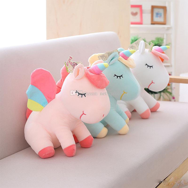 Cartoon 25cm Kawaii Unicorn Plush toys Doll Soft Cute Stuffed Animals Toys Children Christmas Gift kids toys