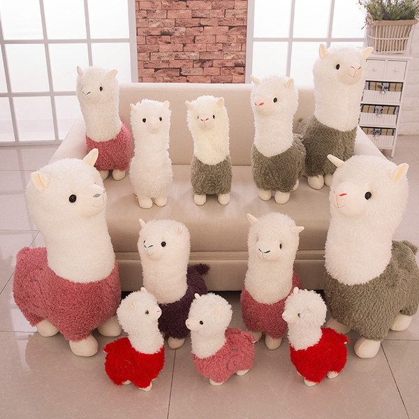 28cm/11 inches Llama Arpakasso Stuffed Animal Alpaca Soft Plush Toys Cute for Kids present girls 4 colors