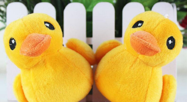 Lucky Lo cute Yellow Duck Stuffed Animal Plush Soft Toys Cute Doll