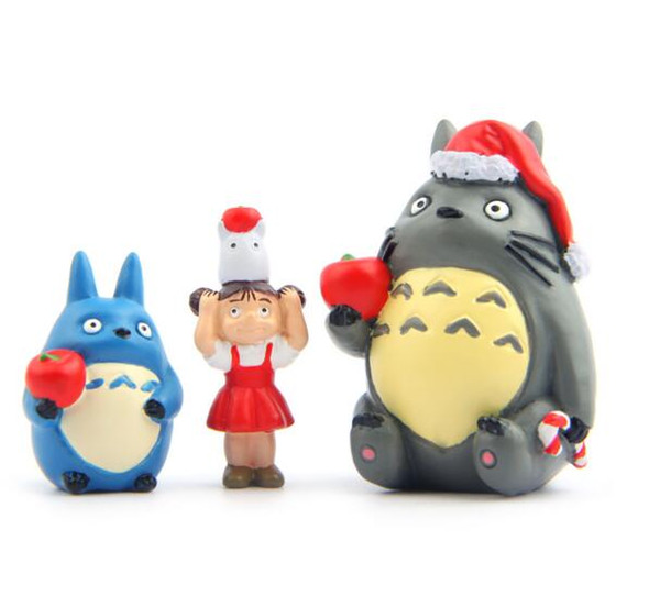 Totoro Figure Toys Mini Totoro Anime Action Figures Display Doll DIY Christmas Party Decoration Baby toy