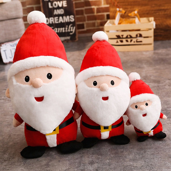 Christmas Plush Doll Christmas Toy Doll For Children Santa Claus Gift for Children 23cm Santa Claus Plush Toys Stuffed doll KKA7629