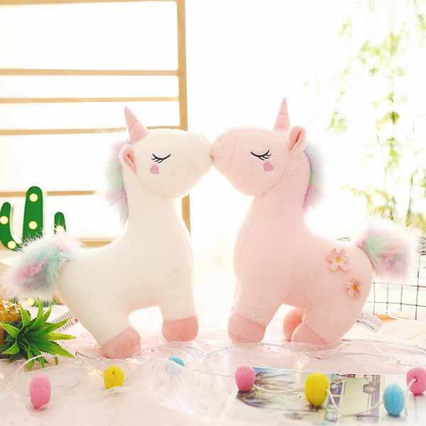 30cm Dream unicorn plush doll cute plush toys Stuffed Animals Toys Baby 's Playmate Gifts for Children Kids