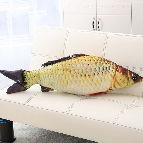 1PCS Simulation Carp Stuffed Fish Plush Toys Christmas Gift Pillow Kids Creative Sofa Bed Pillow Appease Baby Kids Toy