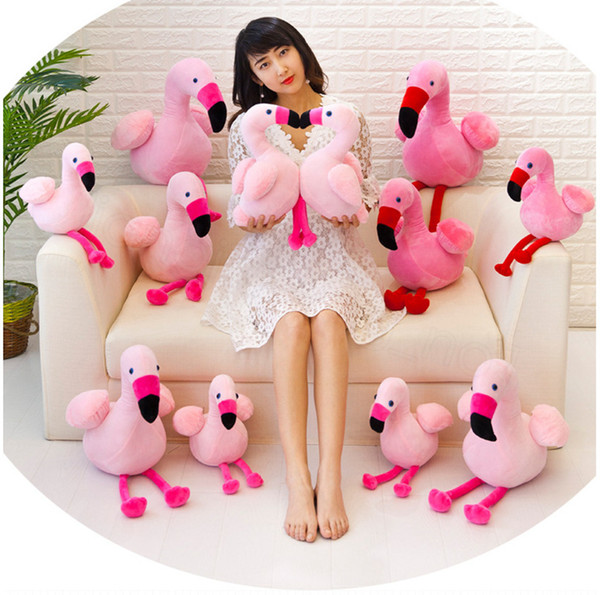 Flamingo Plush Toys Pink Flamingo Stuffed Dolls Stuffed Animal Toy Home Pillows Cushion Christmas Gift 30CM home decor FFA3486