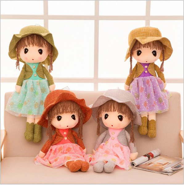 Super soft little and cute girl plush toy doll birthday children's day gift Christmas gifts pillow