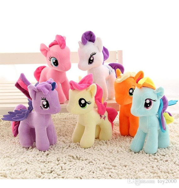 DHL free New Unicorn plush toy 20cm stuffed animal My Toy Collectiond Edition Plush send Ponies Spike toys As Gifts For Children