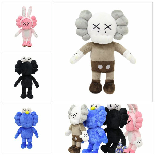 18cm KAWS Plush Toys Originalfake Toy Sesame Street Stuffed Animals For Children Kids Holiday Birthday Gifts Novelty Items CCA11604 100pcs