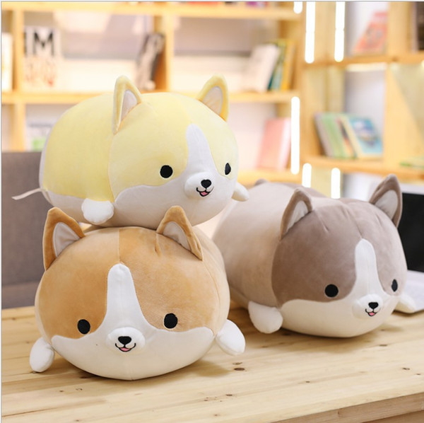 Hot 35cm Cute Corgi Dog Plush Toy Stuffed Soft Animal Cartoon Pillow Lovely Christmas Gift for Kids Kawaii Valentine Present