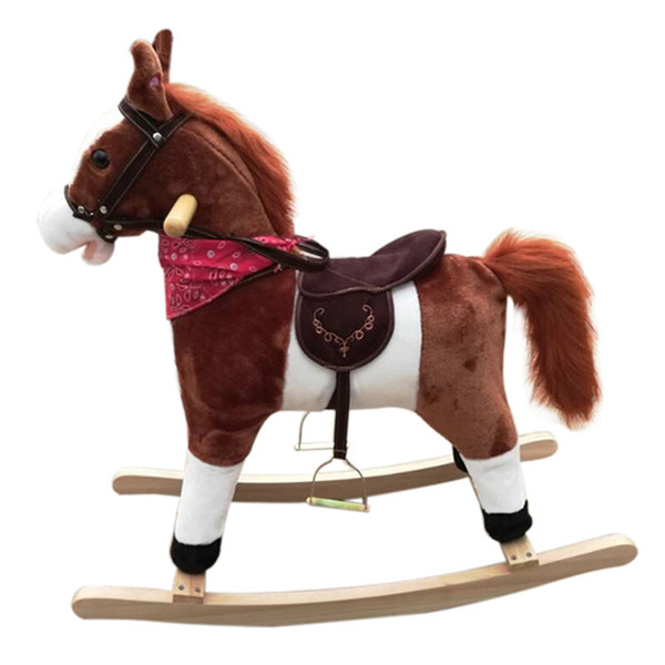 newest toys and gifts pony rocking horse wooden Toy healthy environmental baby boys and girls Lovely Artware Gift Wooden toy Christmas gift