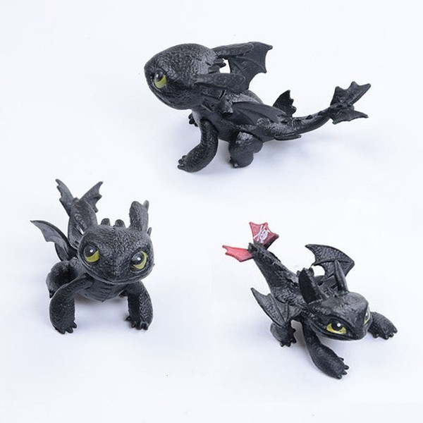 How To Train Your Dragon Toys Night Fury Dragon Plush Doll Toys Toothless Dragon Action Figure Toys Children Kids Gift