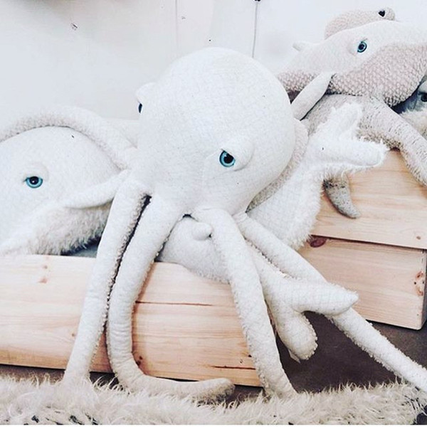 Cartoon Room Decor Octopus Cushion Soft Infant Sleeping Doll Kids Baby Octopus Decorative Pillow Mini Octopus Plush Doll Toy