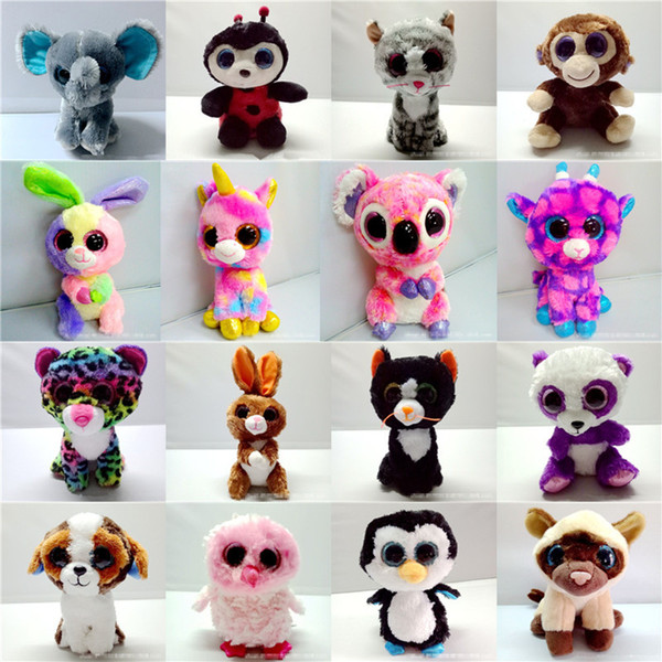 Plush Animals Toys Kids Plush Dolls Cartoon Owl Dog Cat Penguin Unicorn Panda Rabbit Stuffed Animals For Child Toys Gifts Christmas B189