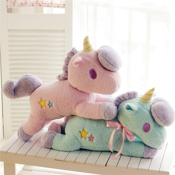 Plush doll Cute Unicorn Coral fleece birthday present Kids Gift Toy Stuffed Animals