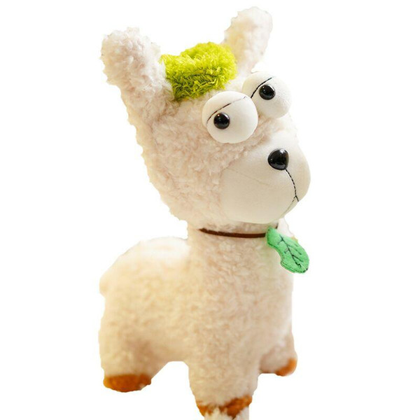 25cm Stare Sheep Plush Toy Llama Dolls Stuffed Animal Collectible kawaii soft kids Toys for Children Christmas Gifts