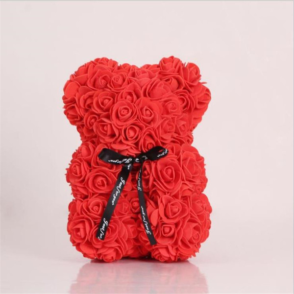 New Valentine's Day Gift PE Rose Bear Toys Stuffed Full Of Love Romantic Teddy Bears Doll Cute GirlFriend Children Present