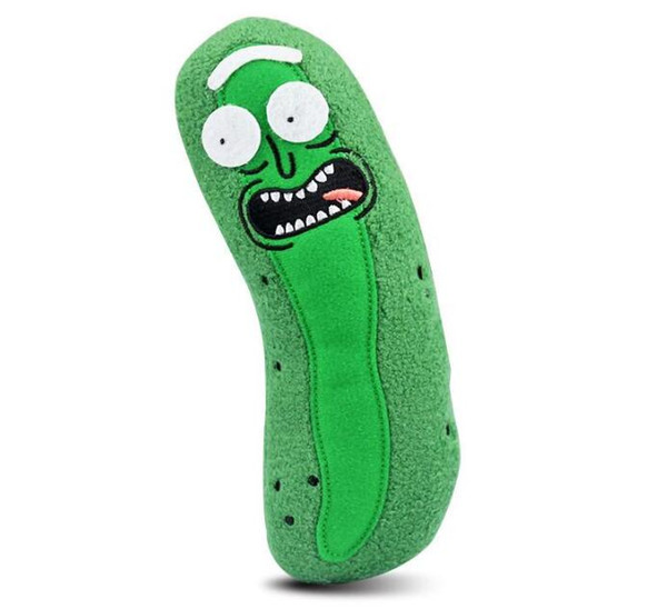 19cm Rick and Morty Pickle Rick Plush Stuffed Toy Doll Cosplay Cucumber And Costume Cucumber Cartoon Cucumber Plush