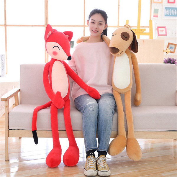 Stuffed Animals Doll Long Leg Long Arm Plush Toy Fox and Dog 2 Styles Kid Toys Cute Home Decoration Pillow Girl Gifts Compleanno