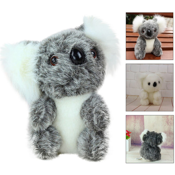 Kawaii Cute Stuffed Simulation Australia Koala Zoo Animals Gift Koala Toy Children Doll Plush Birthday Gift Interesting Toys 20