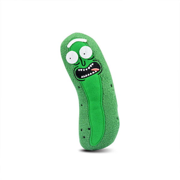 19cm Rick and Morty Pickle Rick Plush Stuffed Toy Doll Cosplay Cucumber And Costume Cucumber Cartoon Cucumber Plush WCW286