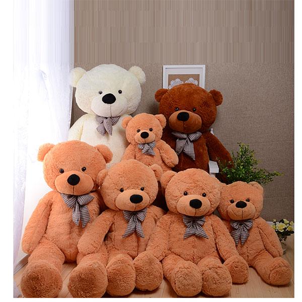 COLORS GIANT STUFFED PLUSH TOYS TEDDY BEAR 60 80 100 120cm Halloween Christmas gift Valentine's day birth gifts for children girls 100007