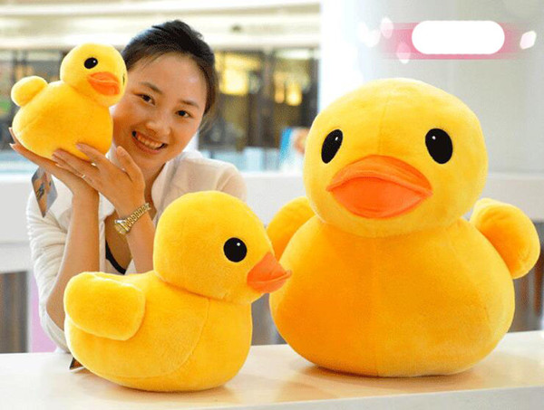 Genuine yellow 30cm duck, Hongkong big yellow duck doll plush toy doll female birthday gift children gift free shipping