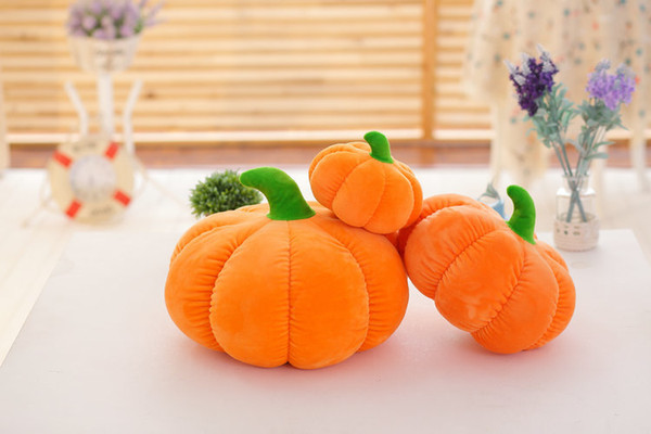 2016 Halloween Pumpkin Plush 18cm 30cm 40cm Soft Cute Pumpkin Stuffed Plush Toys Kid Toys EMS ELT045