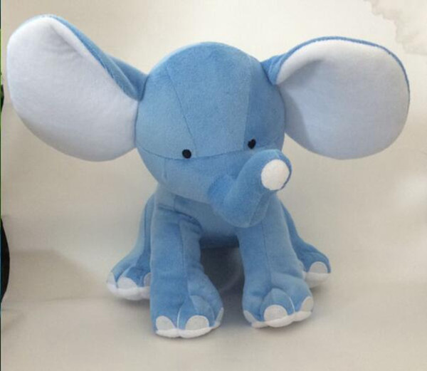 Baby Cartoon Plush Toys Toddler Soft Animal Elephant Plush toys big ears birthday gift 3Colors 25cm