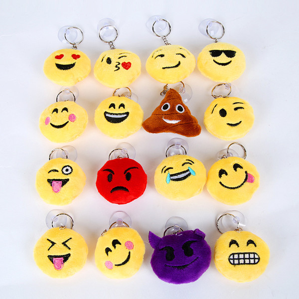 Cute cartoon Plush manufacturers Pendant look super soft round doll lovers Keychain accessories wholesale