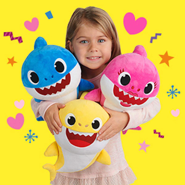 28cm Musical Shark Toy Soft Plush Infant Toy Popular Stuffed & Plush Animals Mommy Daddy Shark Singing Plush Dolls Toys For