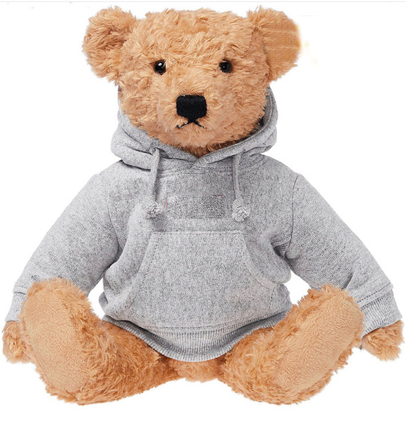 NEW Children's Gifts Ted Bears Cute Bears Ins Plush Toys with Clothes 18Box Logo Plush Toys Christmas Holiday Birthday Gifts