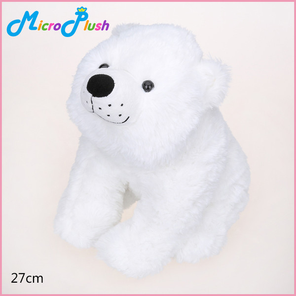 27cm White Polar Bear Stuffed Plush Animal Toy ON THE NIGHT YOU WERE BORN Soft Birthday Gift Christmas