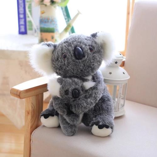 25cm Australia koala plush toy animal koala cute animal stuffed soft doll mom hold kids koala toy high quality wholesale for kids toys