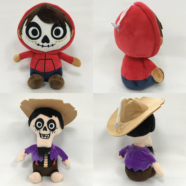 Hot Movie COCO 2018 New Plush Toys 20CM Miguel Hector Stuffed Soft Plush Doll Free Shipping