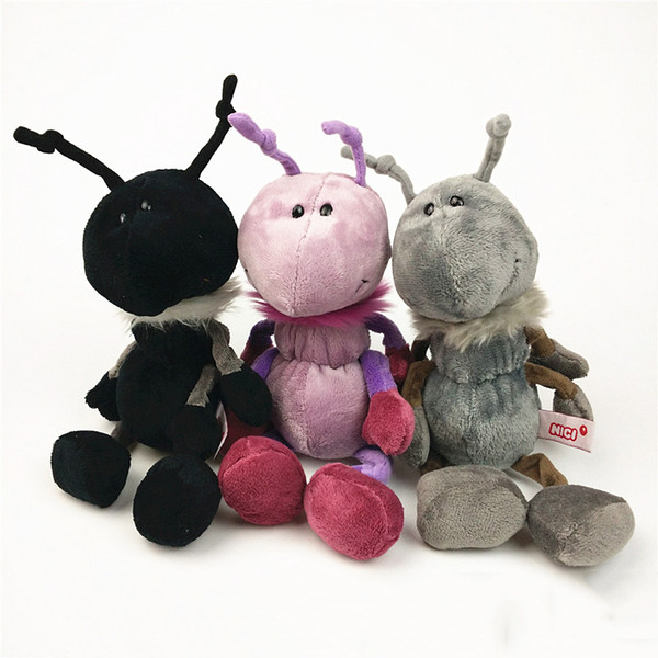 Tricolor Ant Toy Insect Plush Doll Stuffed Soft Animal Doll High Quality Kids Girls Boys Birthday Gift Toy for Children Gift