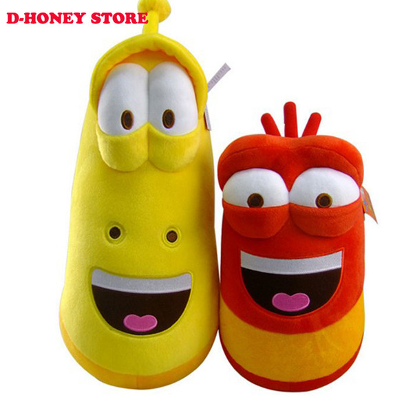 Top Selling Item Fun Insect Slug Creative Larva Plush Toys Stuffed Doll For Children 2pcs/lot Christmas Gift