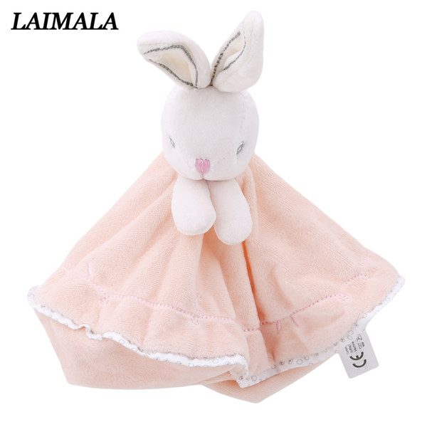 Cute Baby Pacifier Bunny Soothing Towel Baby Plush Toys Infant Very Soft Security Blanket Sleep Friend Plush Rabbit Doll Toys