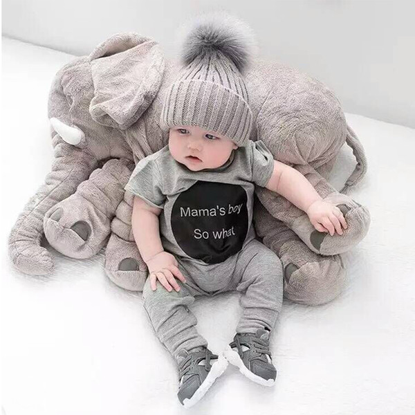 Elephant Soft Appease Baby Pillow Baby Calm Doll Baby Toys Baby Sleep Bed Car Seat Cushion Kids Portable Bedroom Bedding Stuffed