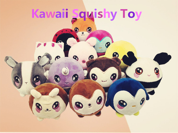 Plush Stuffed Toys 10cm Kawaii Squishy Animals Soft Dolls For Kids Gifts Ty Toys Big Eyes Stuffed Plush For Wholesale New Hot Sale