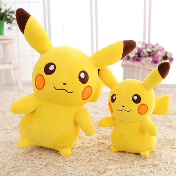 38cm Pikachu Plush Toys High Quality Cute Anime Plush Toys Children's Gift Toy Kids Cartoon Peluche Pikachu Plush Doll