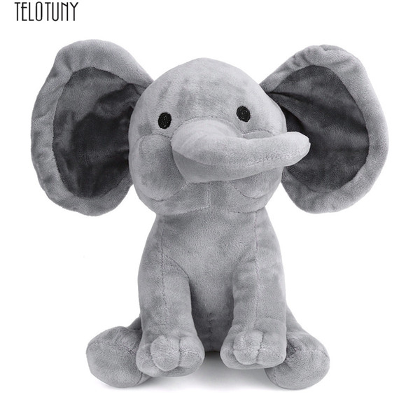 ARLONEET baby Cute Elephant Soft Plush Toy infant appease toys sleep toy Mini Stuffed Animal Baby Kids Gift Animals Doll Z0123