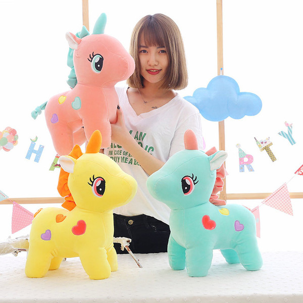 20cm Soft Stuffed Animal Baby Dolls Lovely Cartoon Unicorn Plush toys for Kids Toys Children Baby Birthday Christmas Gift