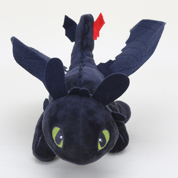 In Stock 9'' 23cm How To Train Your Dragon Mini Plush Toothless Night Fury Toy Stuffed Animals Toys Christmas Gift