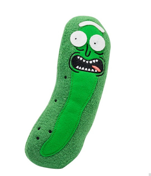 Rick and Morty Character Pickle Cucumber Rick Plush Doll Stuffed Toys Soft Pillow Toys Kids Christmas Gift DHL