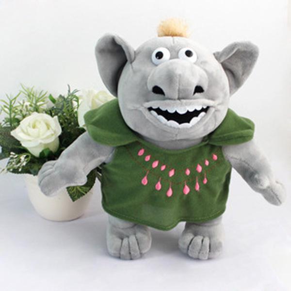 1 Piece Retail 25cm 9.8inch Frozen Plush Trolls Toys Stone Monster Plush Toys Doll Kristoff Collectible Figure Anime Cartoon Stuffing Dolls