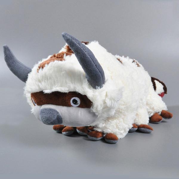 Retail 50CM big size Anime Kawaii Avatar The Last Airbender Appa Plush Toy Cartoon stuffed animal Cow doll Kids Toys Christmas Gift 201510HX