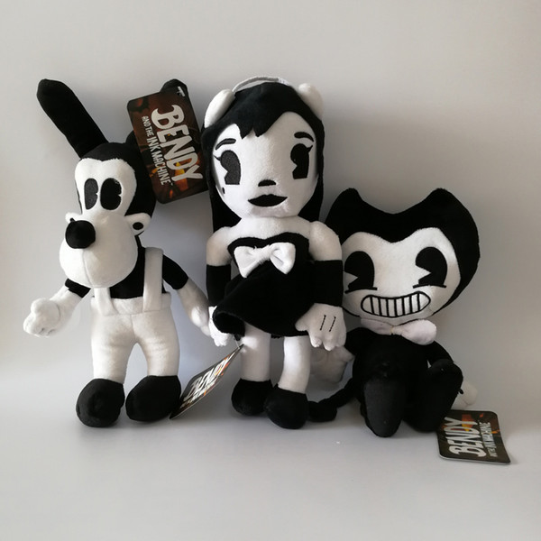 3pcs/lot NEW Bendy and the Ink Machine Bendy Dog Plush Doll Toys For Chidlren Christmas Gift 11.8inch 30cm