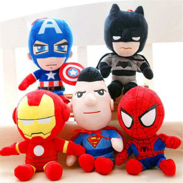 New Marvel The Avengers Plush Doll Toys Captain America Doll Cartoon Plush Toys Children's Gifts hottest