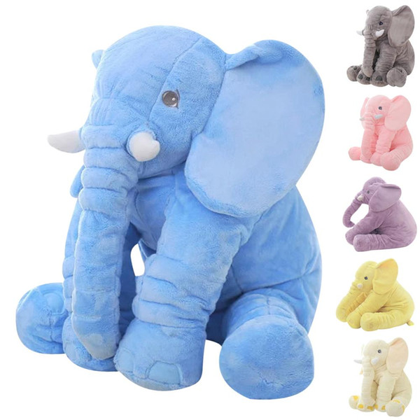 Sleep With Baby Height Large Plush Elephant Doll Toy Kids Sleeping Back Cushion Cute Stuffed Elephant Baby Accompany Doll Xmas Gift