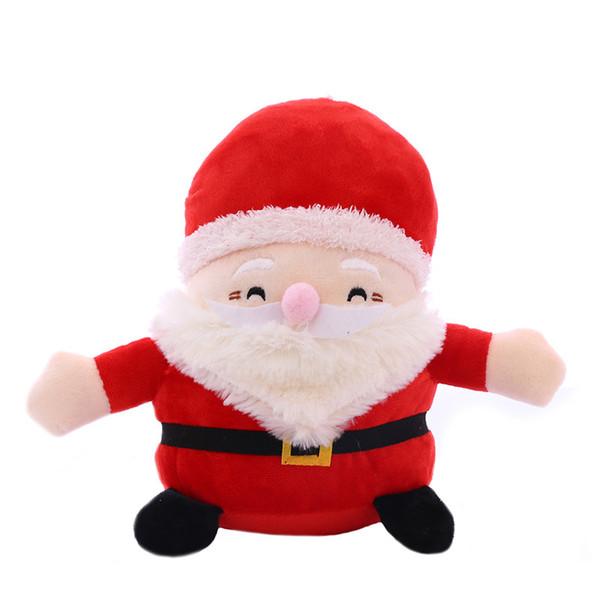 Santa Claus Plush toys cartoon Christmas Stuffed Animals 20cm/8 inches for children Xmas gift C5349